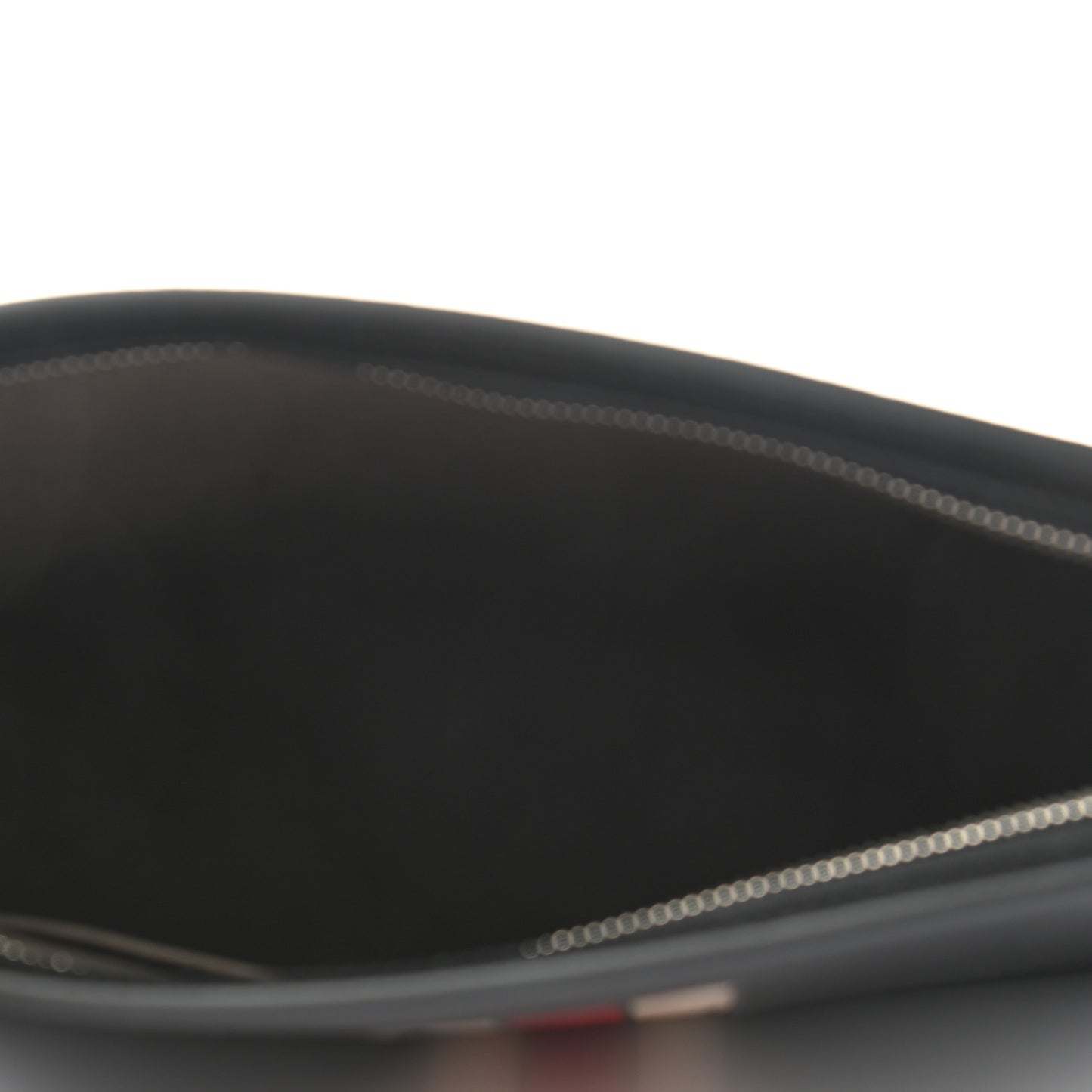 Textured Dollar Calfskin Nylon Gucci Stripe New Web Cosmetic Case Black Ecru Verde Rosso