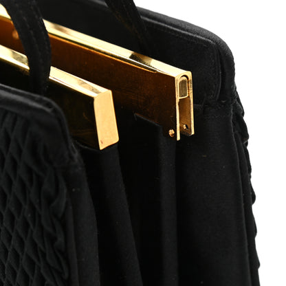 Judith Leiber Satin Butterfly Evening Clutch Black 12 of 16