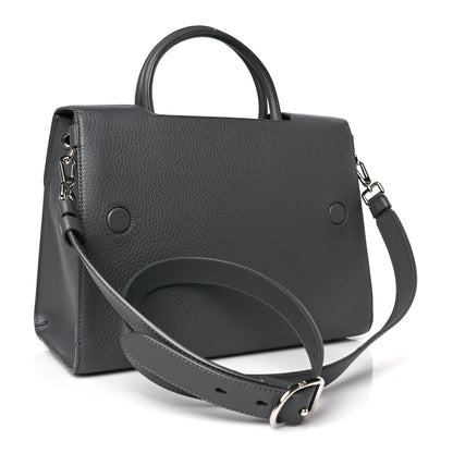 Christian Dior Bullcalf Large Diorever Flap Meteorite Grey 3 of 11