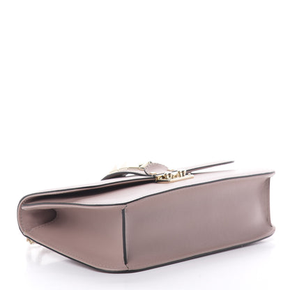Valentino Garavani Vitello Medium Glam Lock Rockstud Flap Poudre 4 of 12
