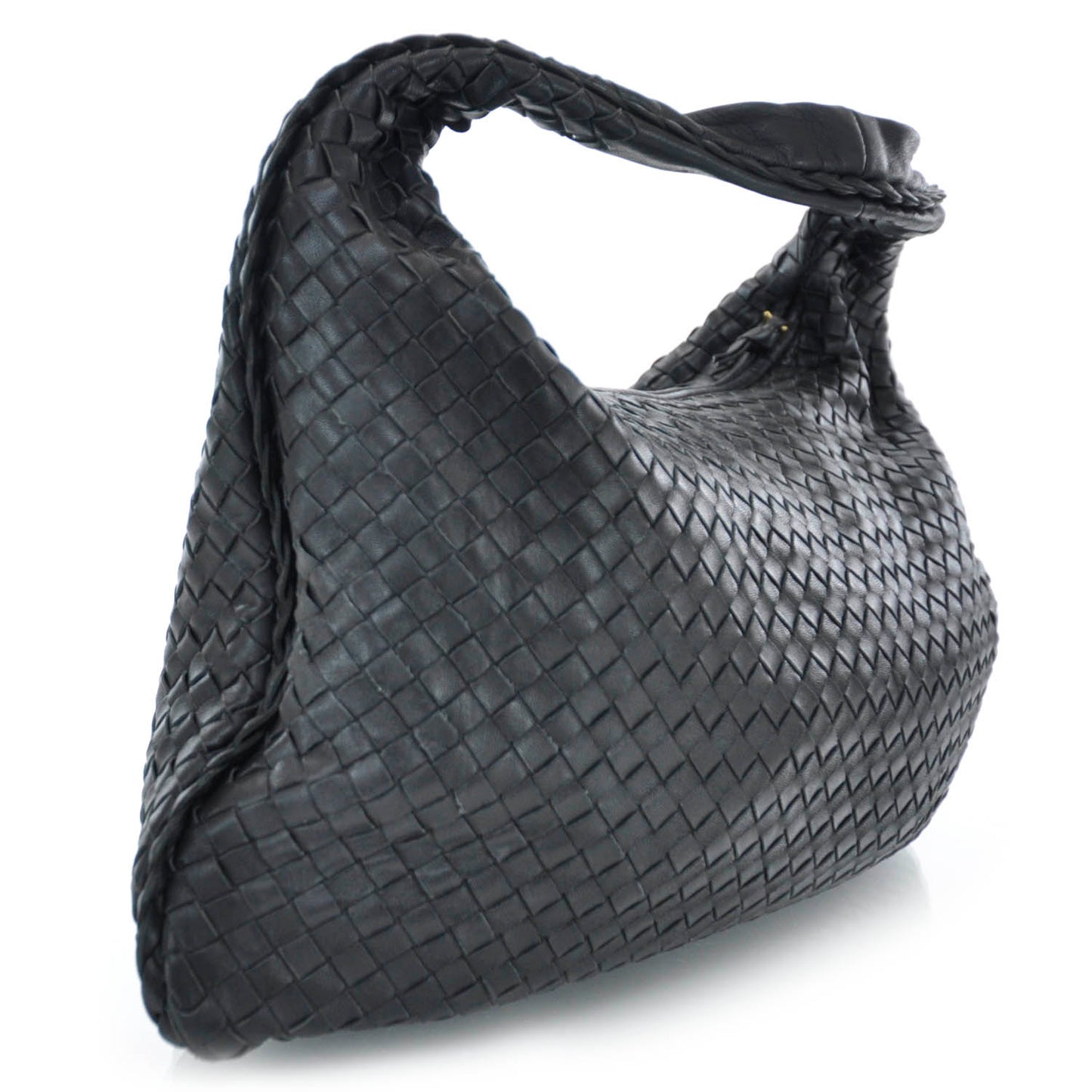 Nappa Intrecciato Large Veneta Nero Black