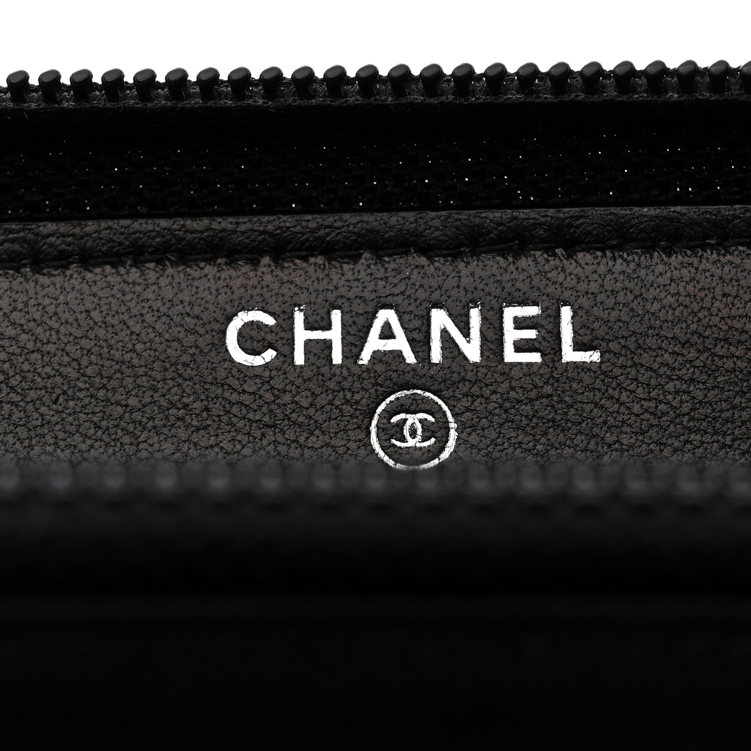 Chanel Caviar Quilted Small Boy Zip Around Wallet Black 5 of 9