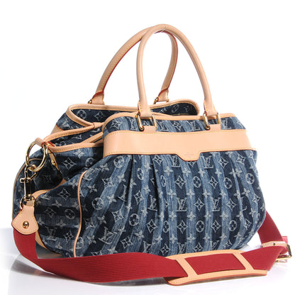 Louis Vuitton Denim Raye Cabas GM 3 of 9
