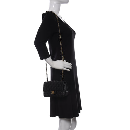 Chanel Lambskin Quilted Mini Rectangular Flap Black 2 of 10