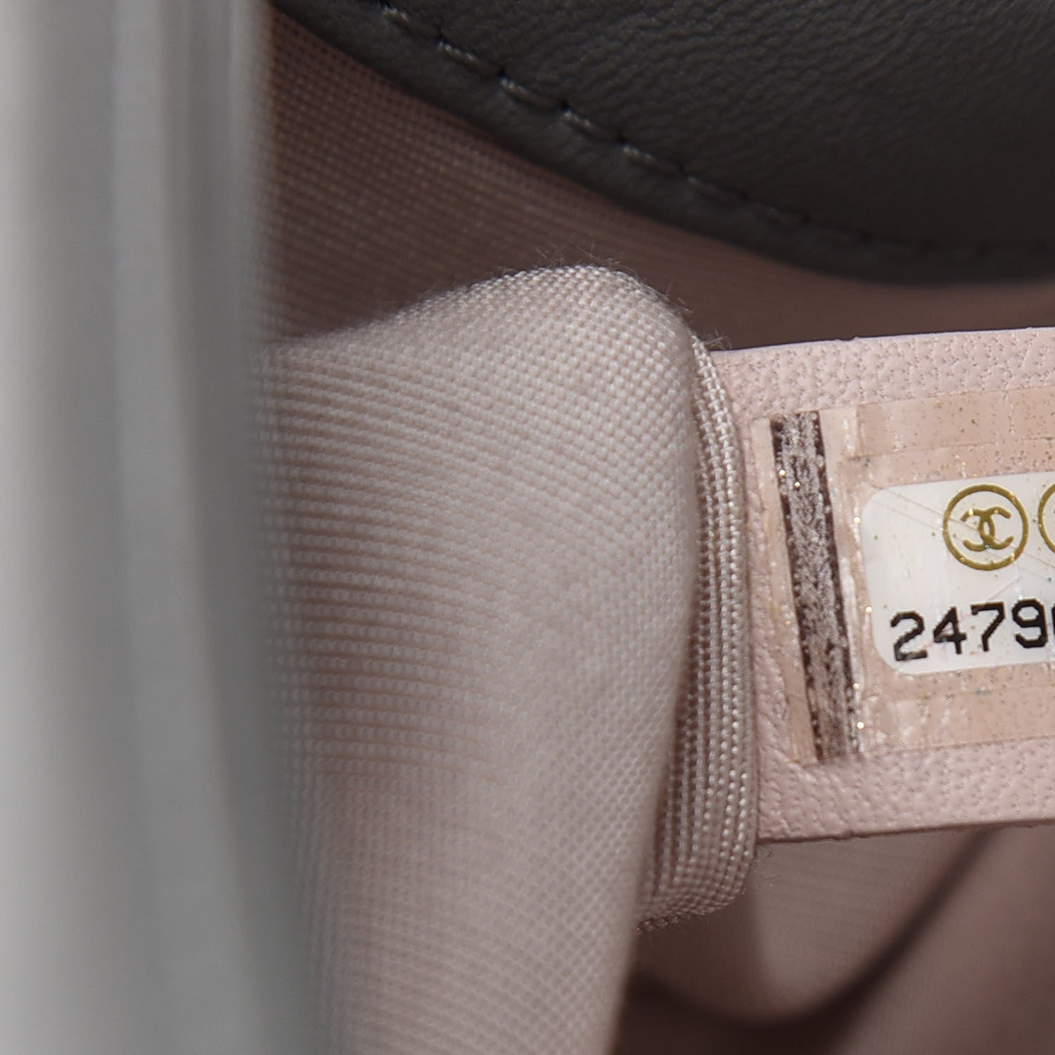 Chanel Lambskin Suede Patchwork Medium Act I Camellia Boy Flap Beige Burgundy Grey 7 of 9
