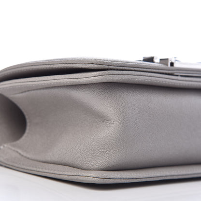 Chanel Caviar Quilted Small Boy Flap Grey 8 of 11