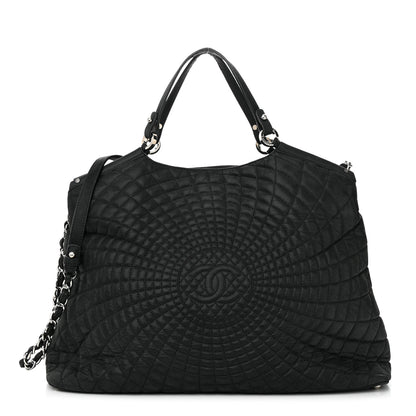 Chanel Iridescent Calfskin Large Sea Hit Tote Black 1 of 12