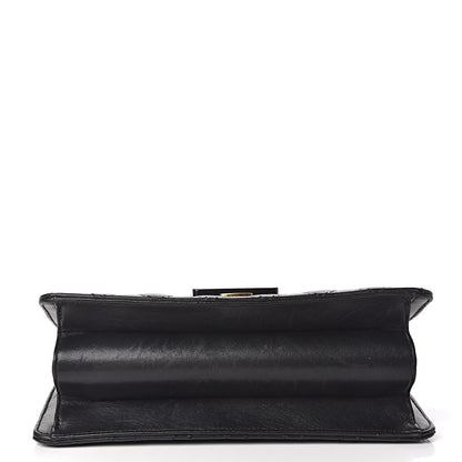 Chanel Sheepskin Quilted Large Beauty Lock Flap Black 10 of 12