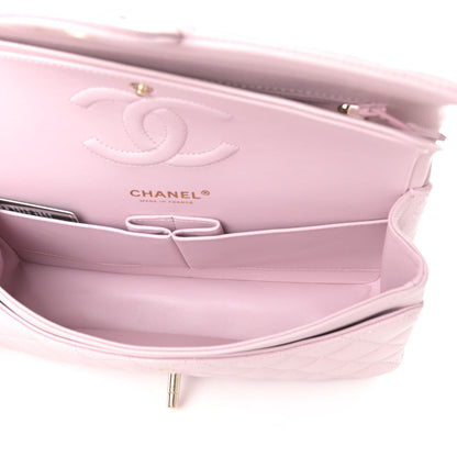 Chanel Caviar Quilted Medium Double Flap Light Pink 6 of 11