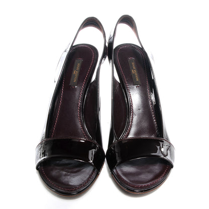Louis Vuitton Patent Leather Heels 39 Amarante 2 of 7