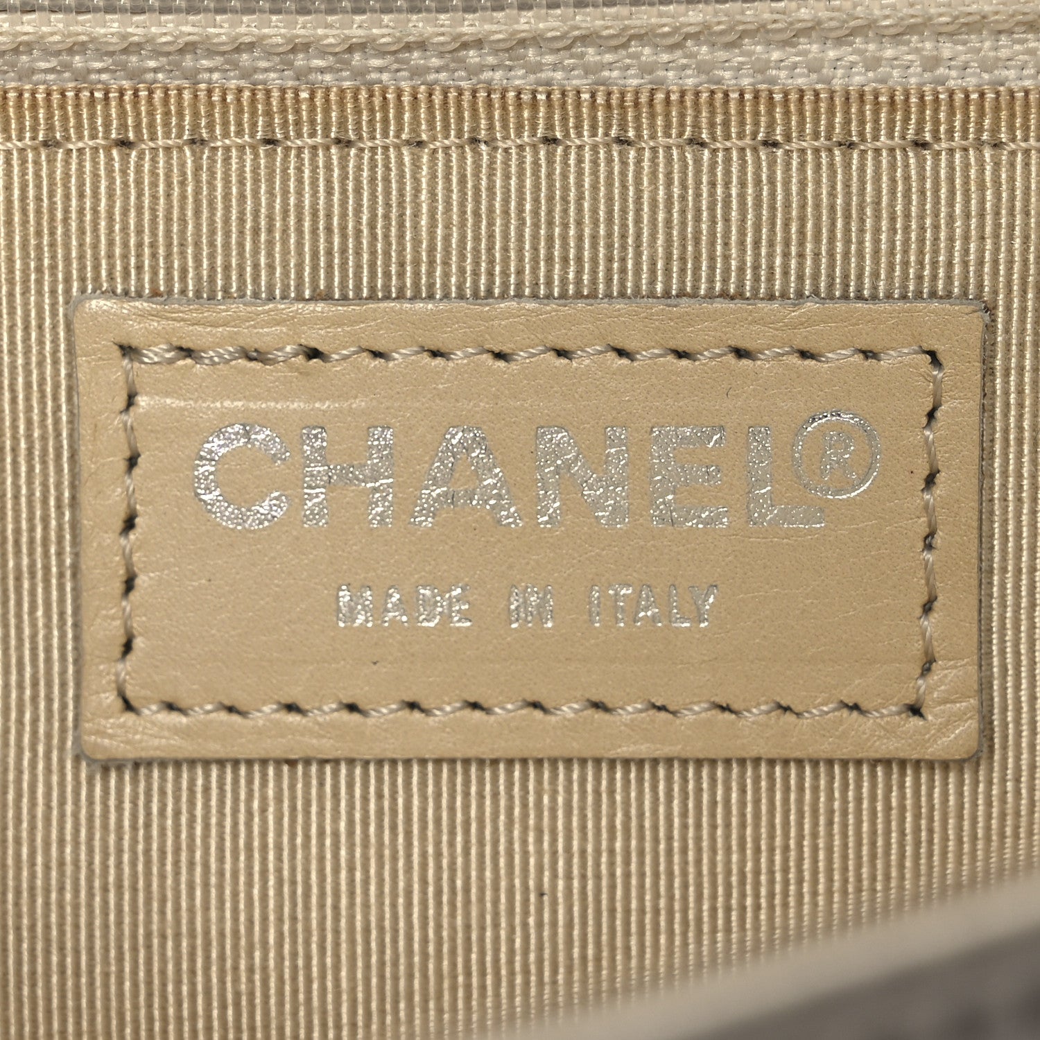 Chanel Satin Chocolate Bar Flap White Blue 6 of 18