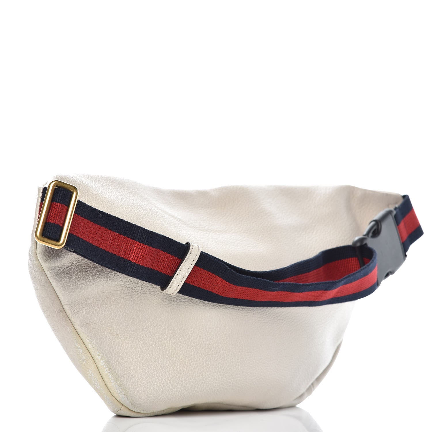 Gucci Grained Calfskin Logo Belt Bag White 4 of 16
