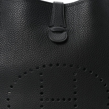 Hermes Taurillon Clemence Evelyne GM Black 8 of 10