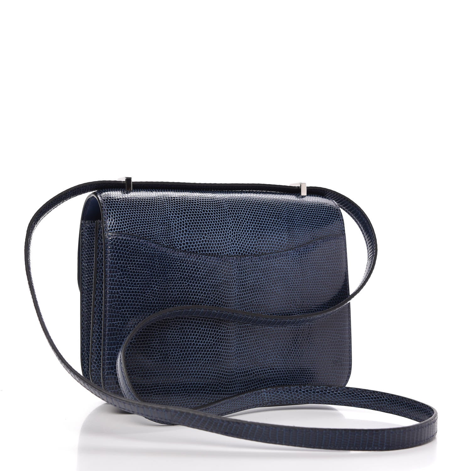 Hermes Lizard Constance 18 Bleu de Malte 4 of 12