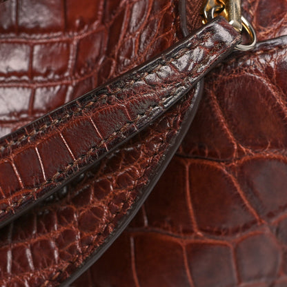 Hermes Matte Niloticus Crocodile Lindy 30 Miel 14 of 15