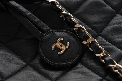 Chanel Lambskin Quilted Tote Black 8 of 8