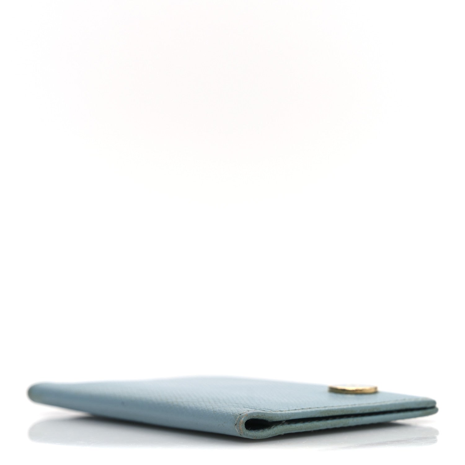 Chanel Caviar CC Card Holder Light Blue 4 of 8