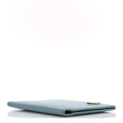 Chanel Caviar CC Card Holder Light Blue 4 of 8
