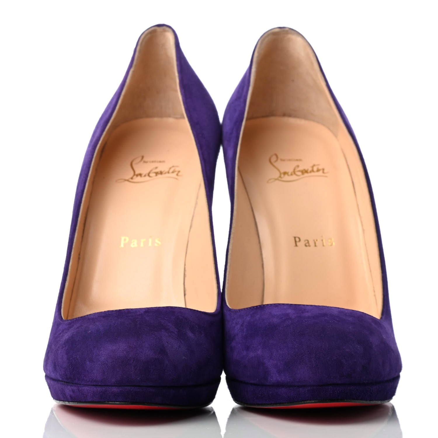 Christian Louboutin Suede Filo 120 Pumps 40 Violette 2 of 13