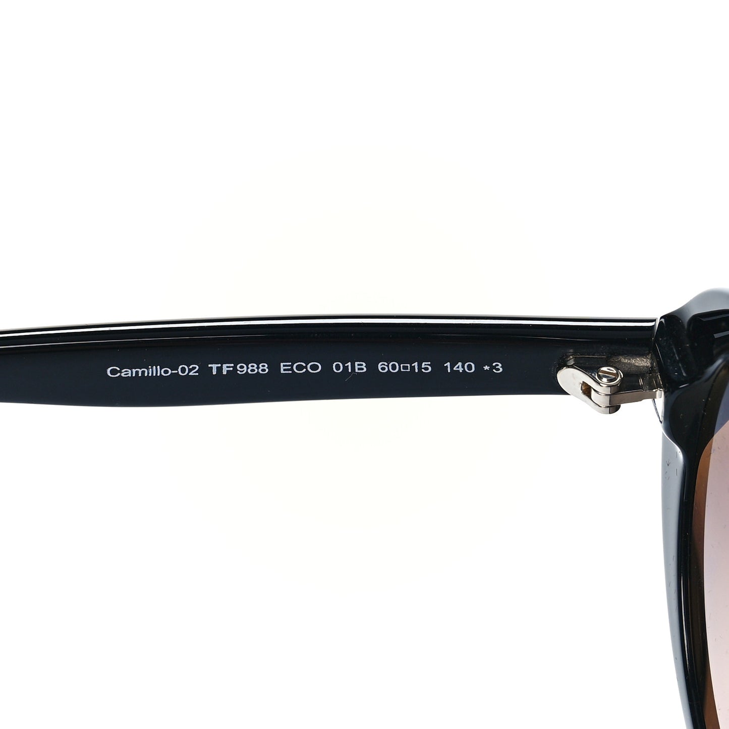 Acetate Pilot Sunglasses TF988 Black