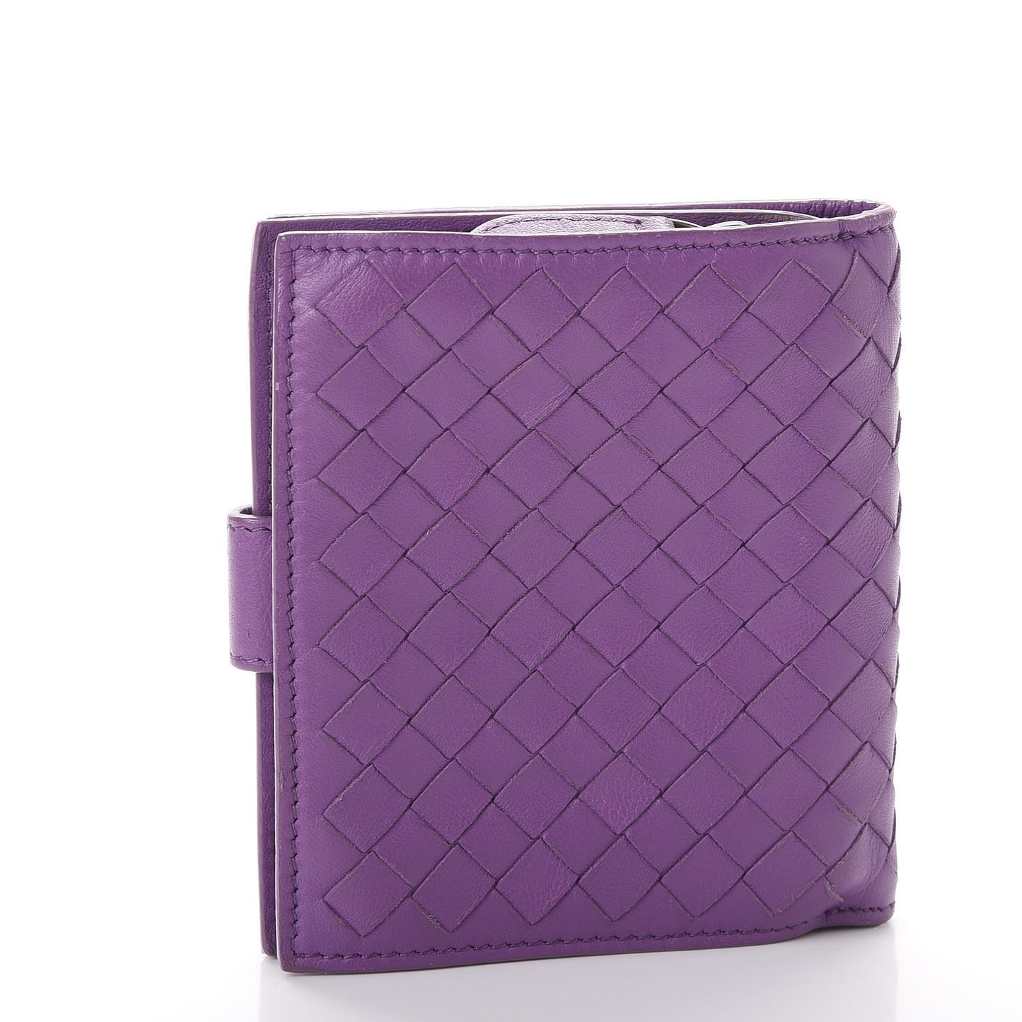 Nappa Intrecciato Mini Wallet Byzantine