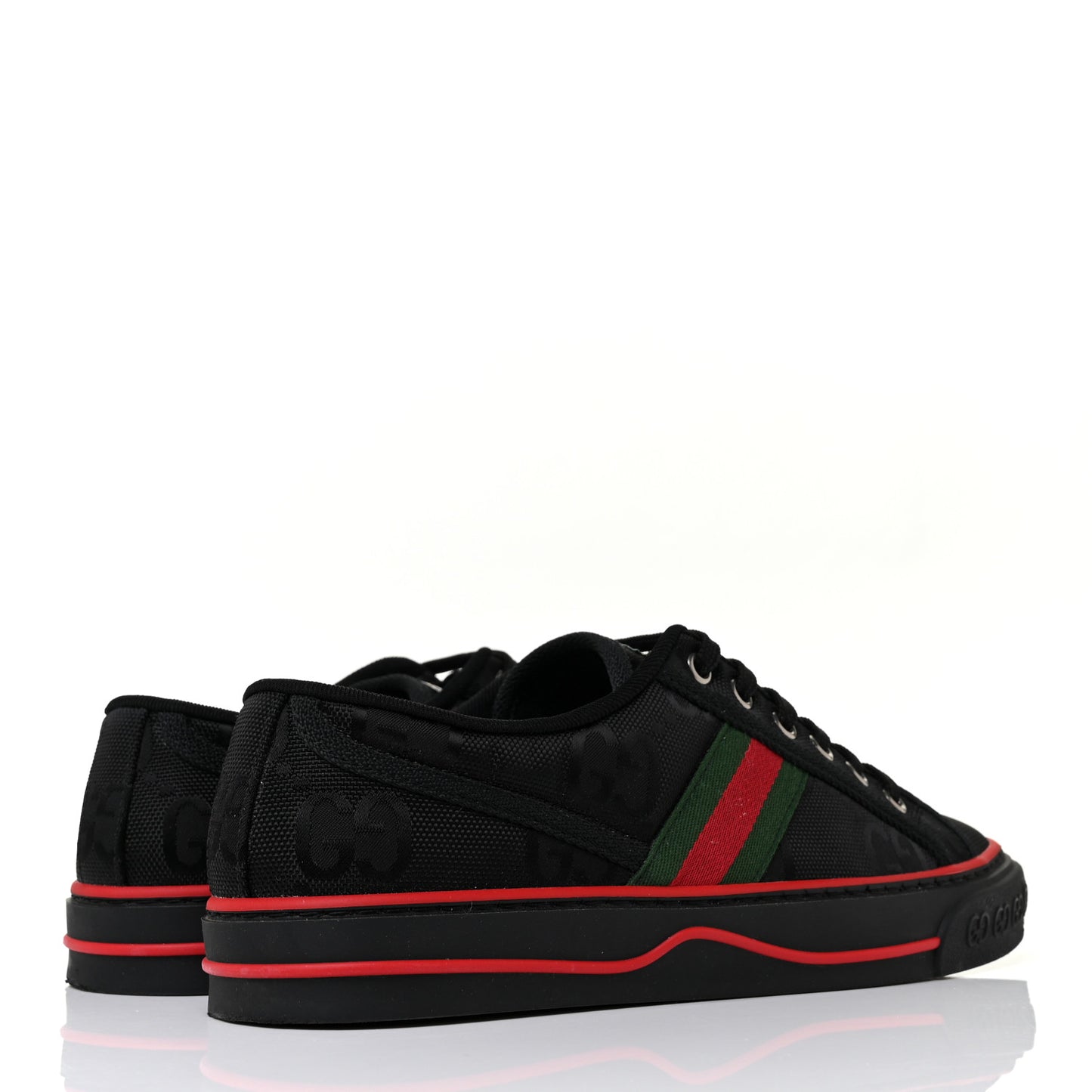 Econyl Nylon Web Monogram Off The Grid Womens 1977 Tennis Sneakers 40 Black
