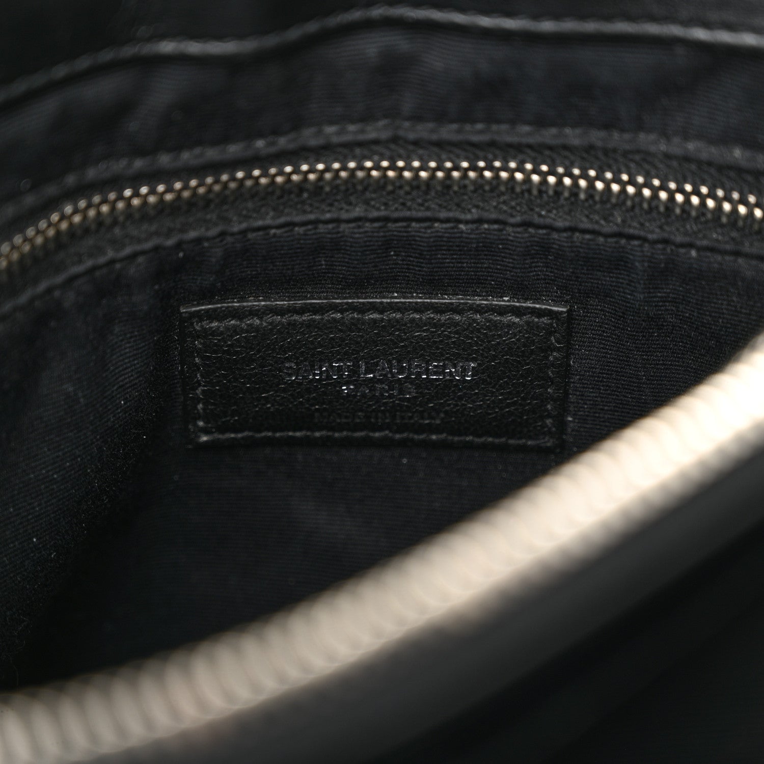 Saint Laurent Calfskin Y Quilted Monogram Medium Loulou Chain Satchel Black 6 of 14