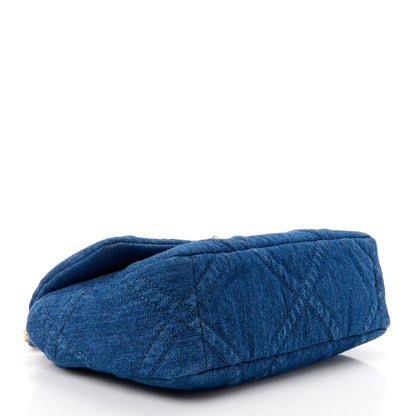 Chanel Denim Quilted Medium Chanel 19 Flap Blue 4 of 11