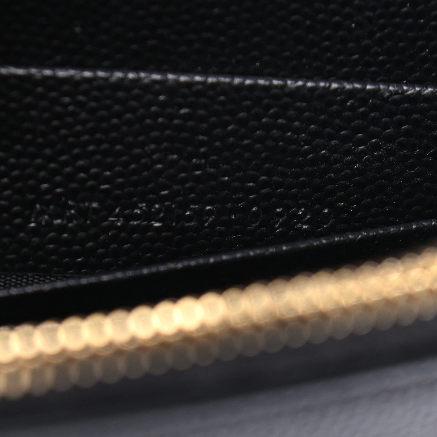 Saint Laurent Grain De Poudre Classic Monogram Kate Tassel Chain Wallet Black 8 of 10