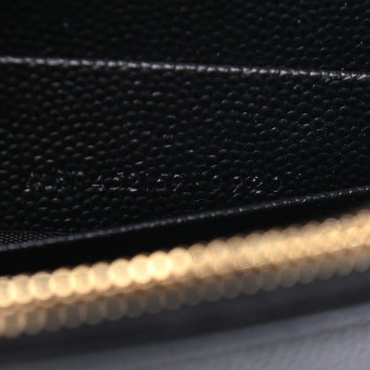 Saint Laurent Grain De Poudre Classic Monogram Kate Tassel Chain Wallet Black 8 of 10