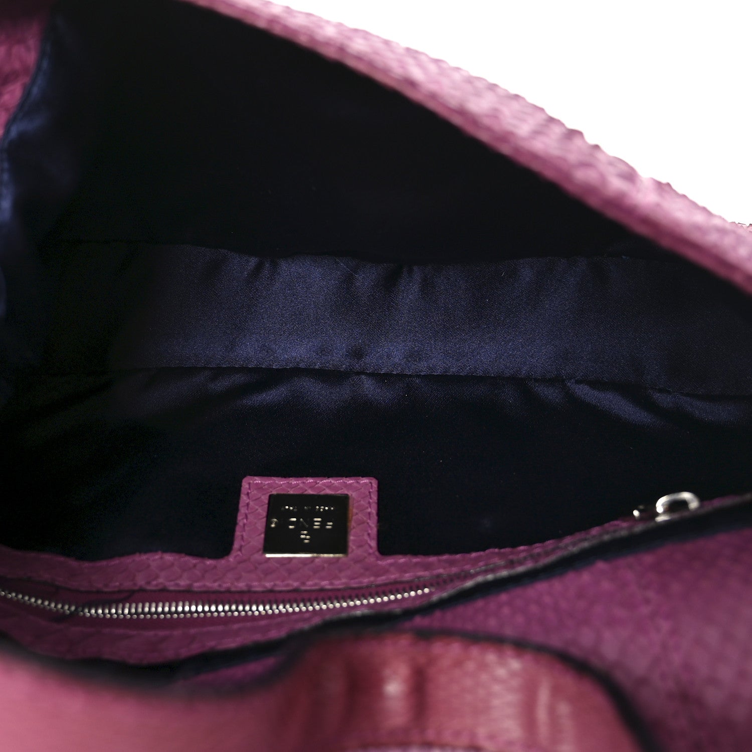 Fendi Snakeskin Baguette Pink 5 of 11