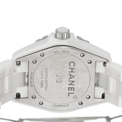 Chanel Stainless Steel Ceramic 38mm J12 Mirror Automatic Watch White 4 of 5