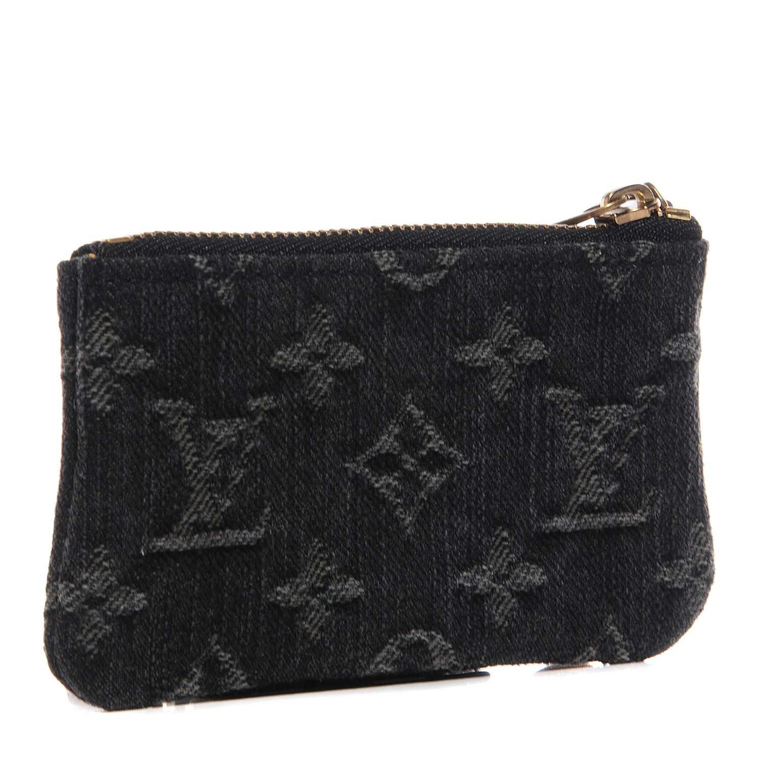 Louis Vuitton Denim Neo Key Pouch Black 3 of 7