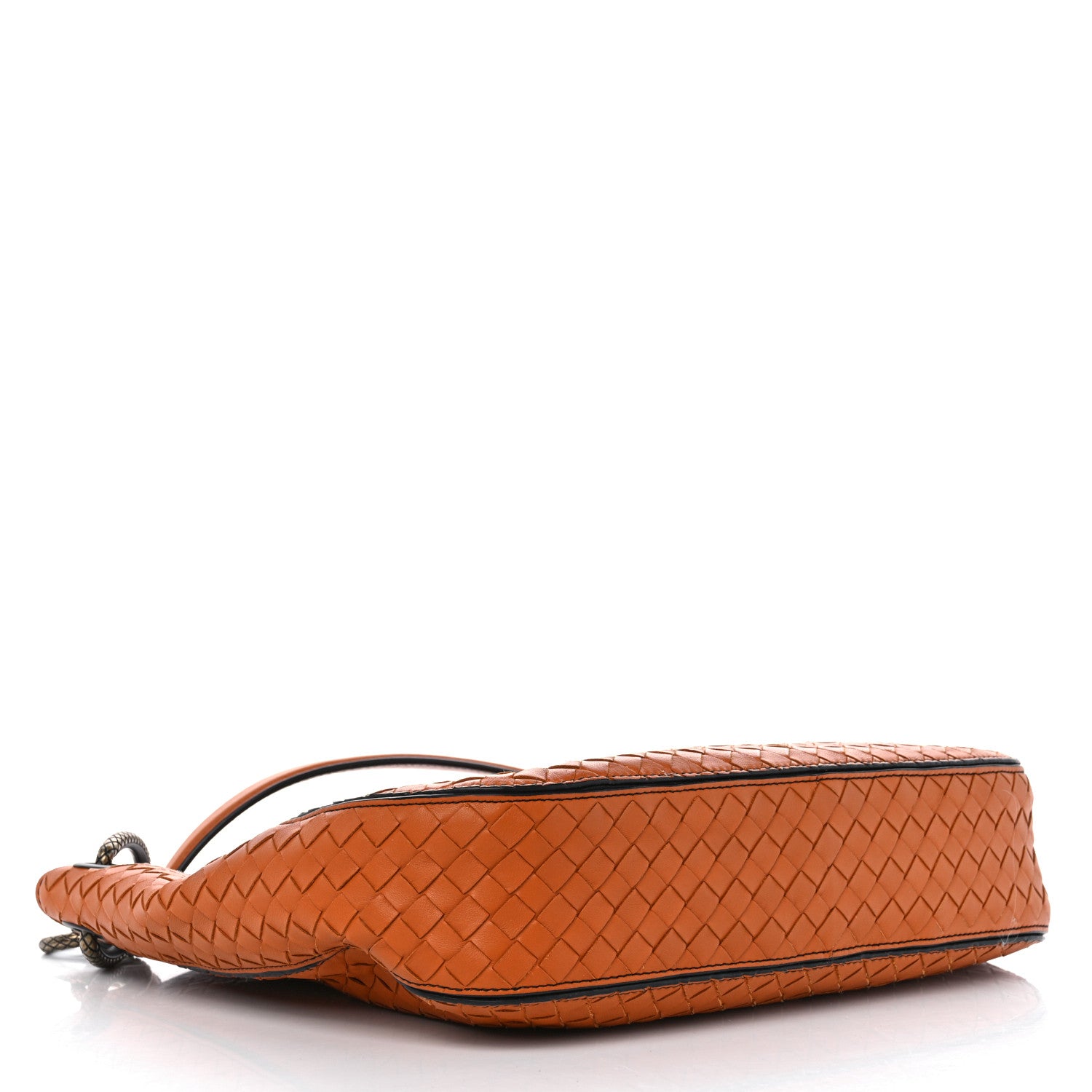 Bottega Veneta Nappa Intrecciato Small Loop Orange 4 of 12