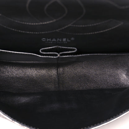 Chanel Metallic Calfskin Striped 2.55 Reissue 227 Silver 5 of 11