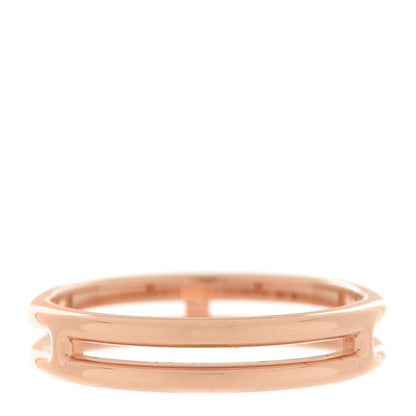 Hermes 18K Rose Gold Ariane Wedding Band Ring 49 4.75 3 of 5