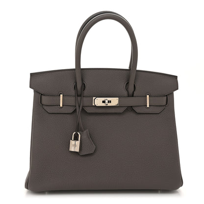 Hermes Togo Birkin 30 Etain 1 of 13