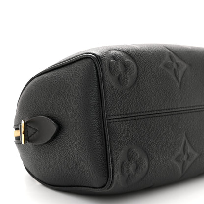 Louis Vuitton Empreinte Monogram Giant Speedy Bandouliere 20 Black 8 of 9