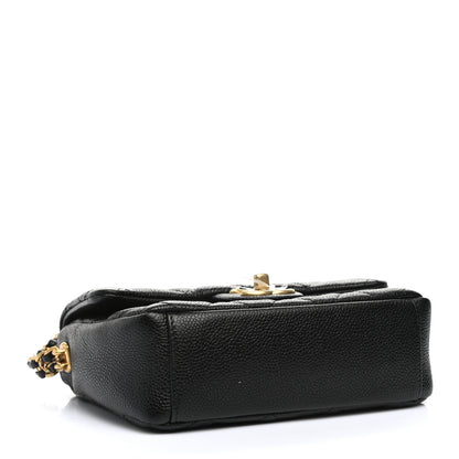 Chanel Caviar Quilted Mini Chain Soul Flap Black 3 of 11
