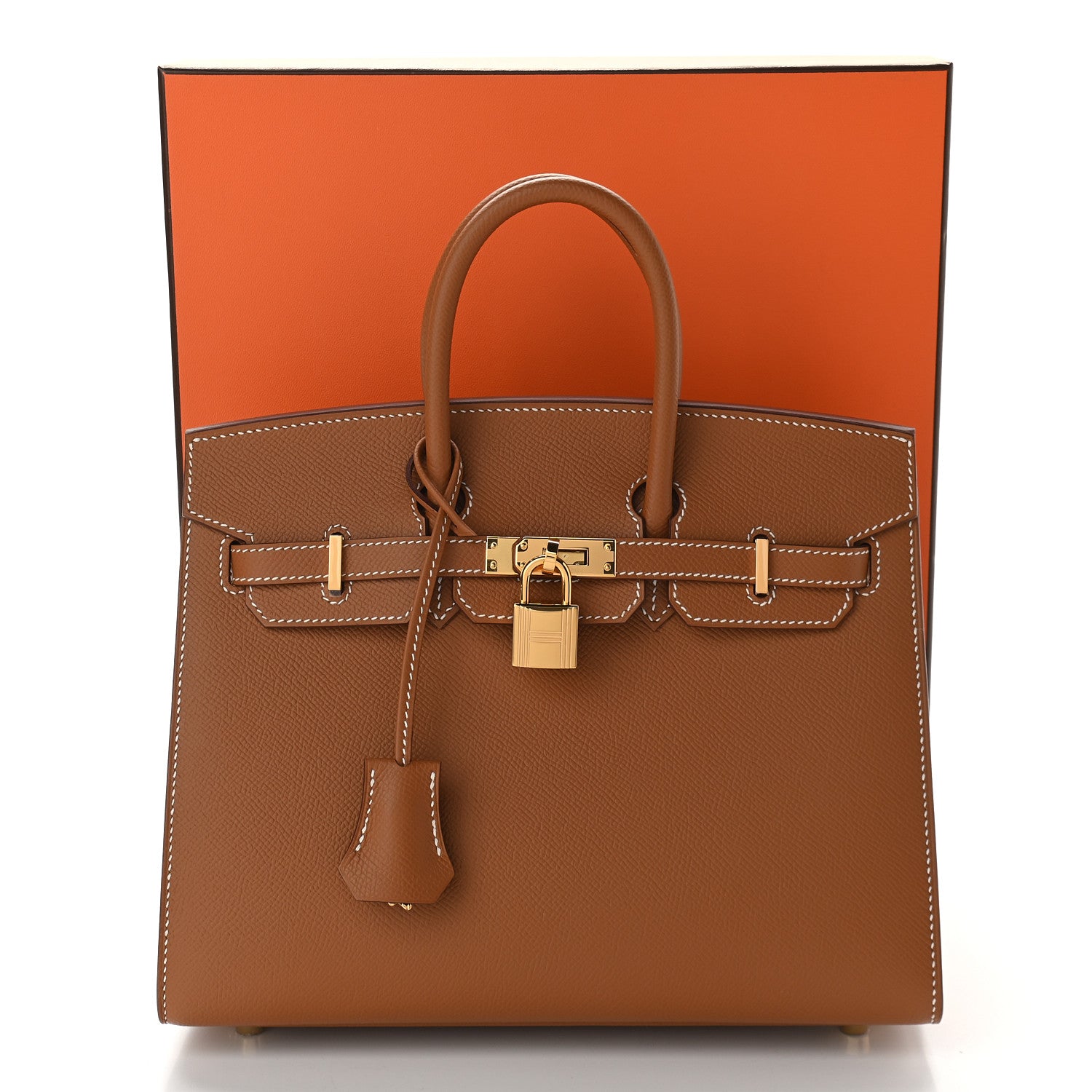 Hermes Epsom Birkin Sellier 25 Gold 11 of 11