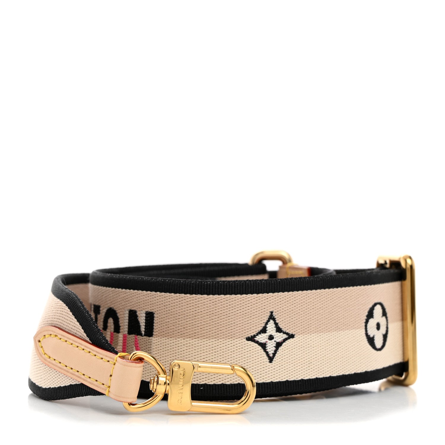 Louis Vuitton Jacquard Speedy Bandouliere 20 Shoulder Strap Black 1 of 3