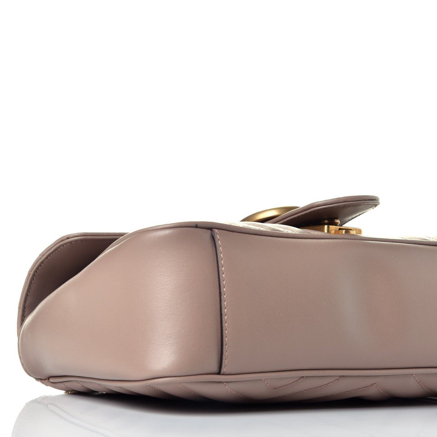 Calfskin Matelasse Small GG Marmont Shoulder Bag Porcelain Rose