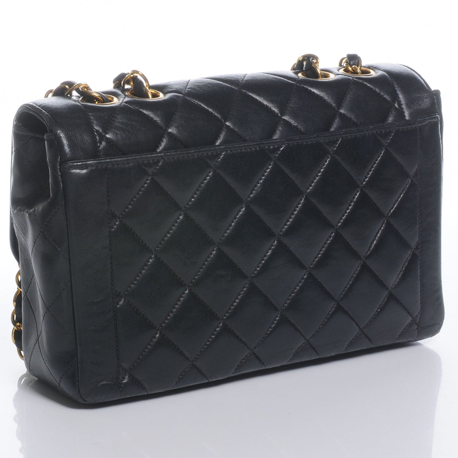 Chanel Lambskin Single Flap Black 3 of 9
