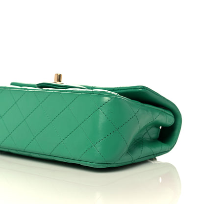 Chanel Lambskin Quilted Mini Rectangular Flap Green 8 of 11