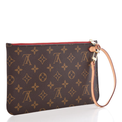 Louis Vuitton Monogram Neverfull MM GM Pochette Cherry 3 of 7