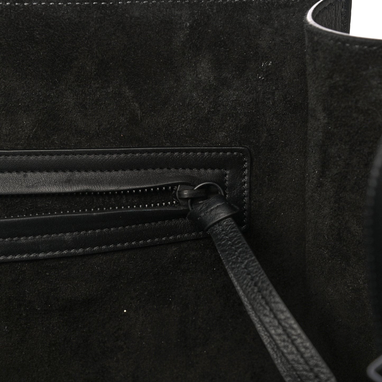 Supple Calfskin Medium Phantom Luggage Black