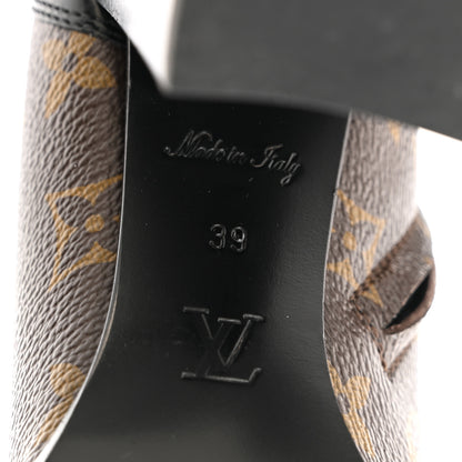 Louis Vuitton Patent Calfskin Monogram Star Trail Ankle Boots 39 Black 7 of 10