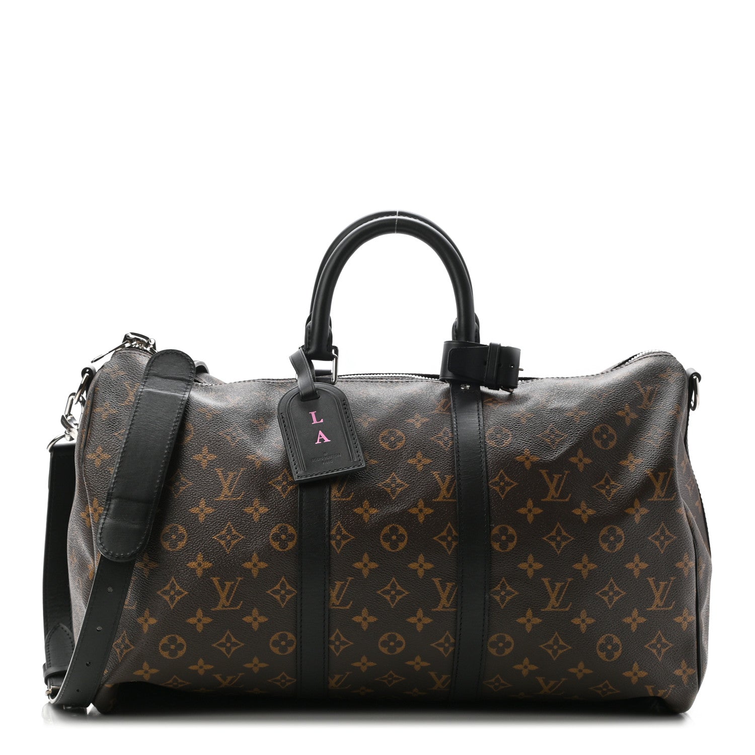 Louis Vuitton Monogram Macassar Keepall Bandouliere 45 1 of 13