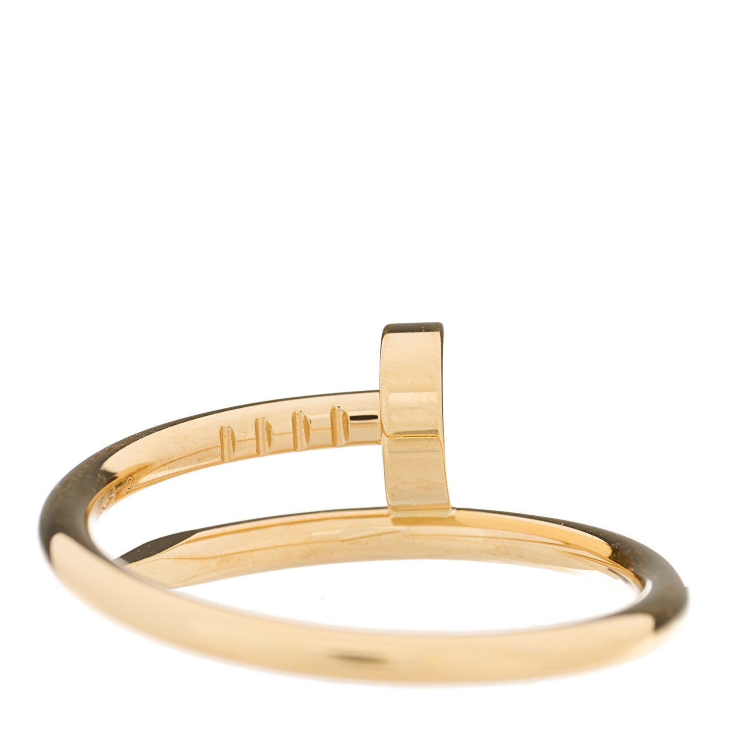 Cartier 18K Yellow Gold Small Juste Un Clou Ring 50 5.25 4 of 5