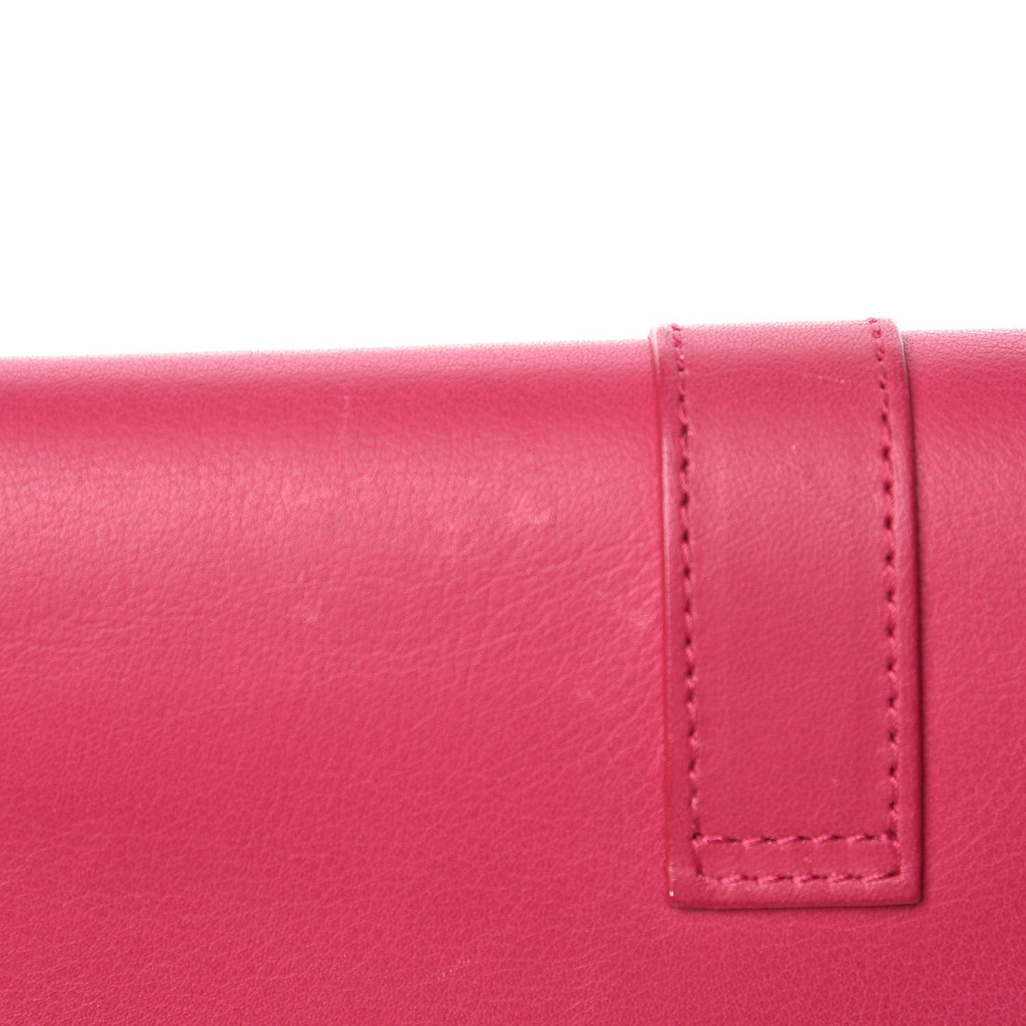 Calfskin Classic Y Ligne Wallet Fuchsia
